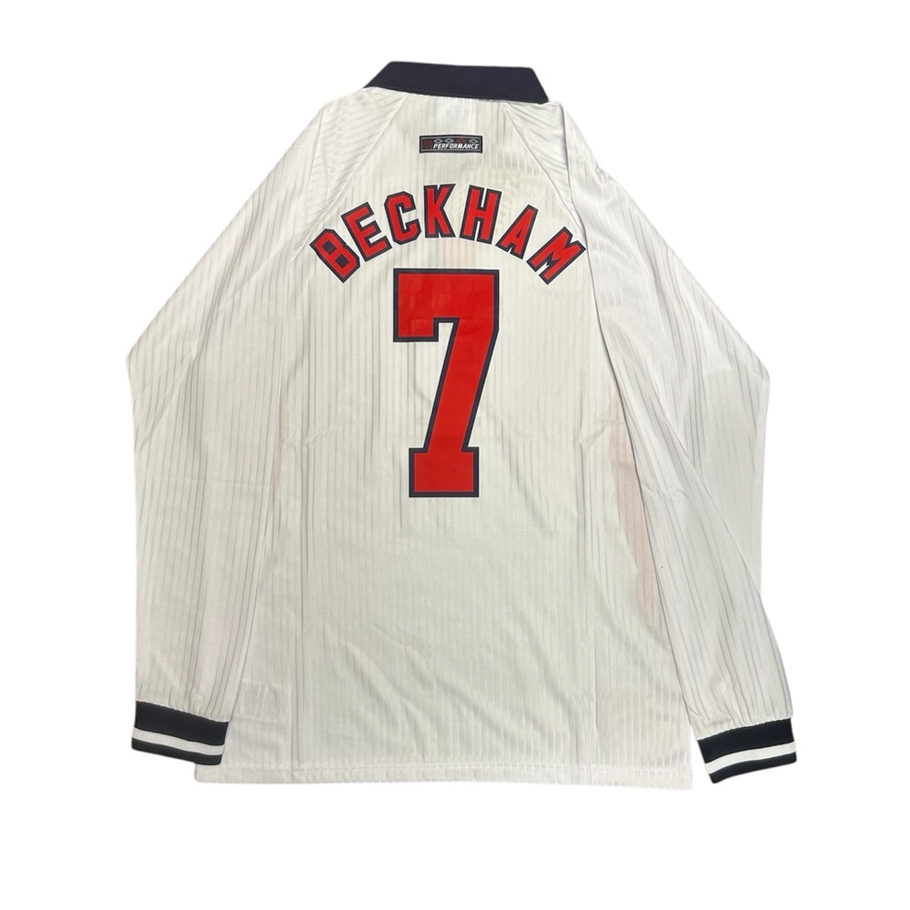 1998 England World Cup home kit. David Beckham Football soccer jersey. New w tag - Picture 2 of 4